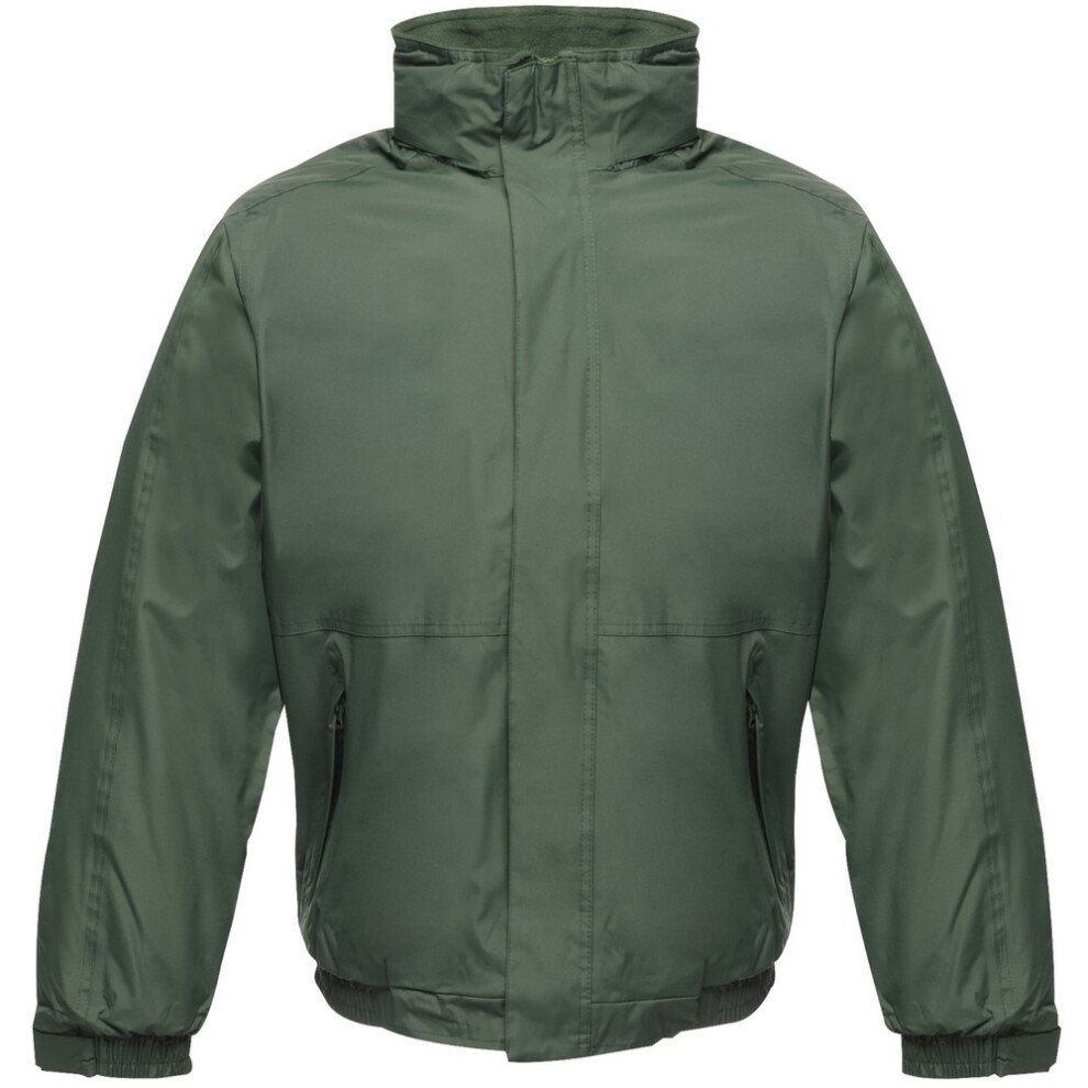 (L, Dark Green/Dark Green) Regatta Dover Waterproof Windproof Jacket (Thermo-Guard Insulation)