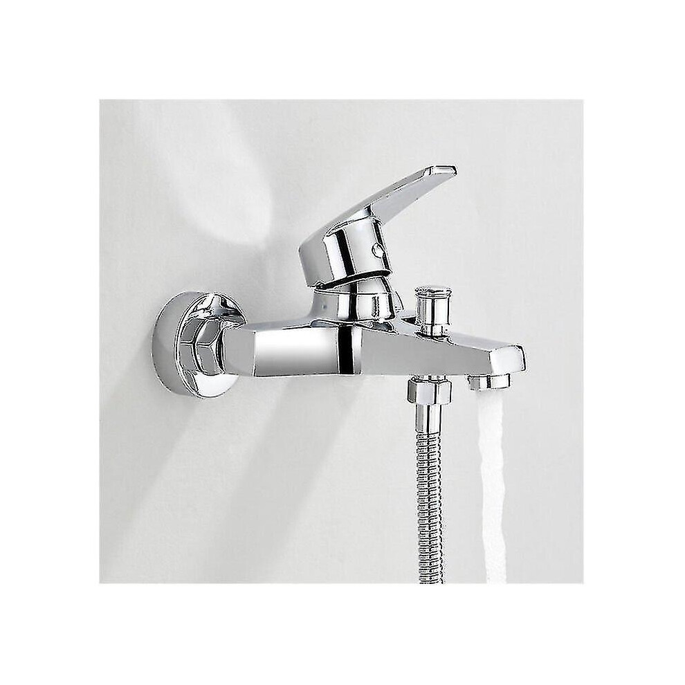 Bathtub Mixer Tap Bath/Shower Faucet Chrome Brass Mixer Tap 7669442902957