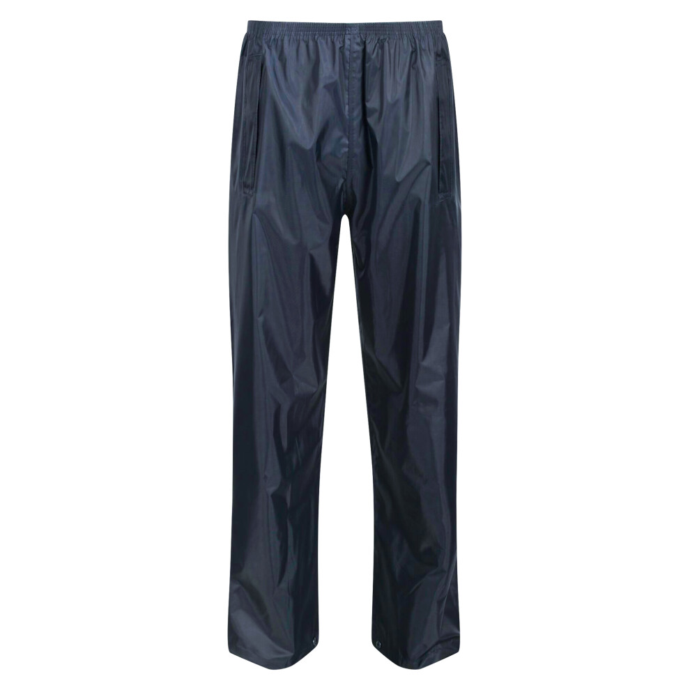 (L, Navy) Regatta Professional Mens Pro Stormbreaker Waterproof Overtrousers