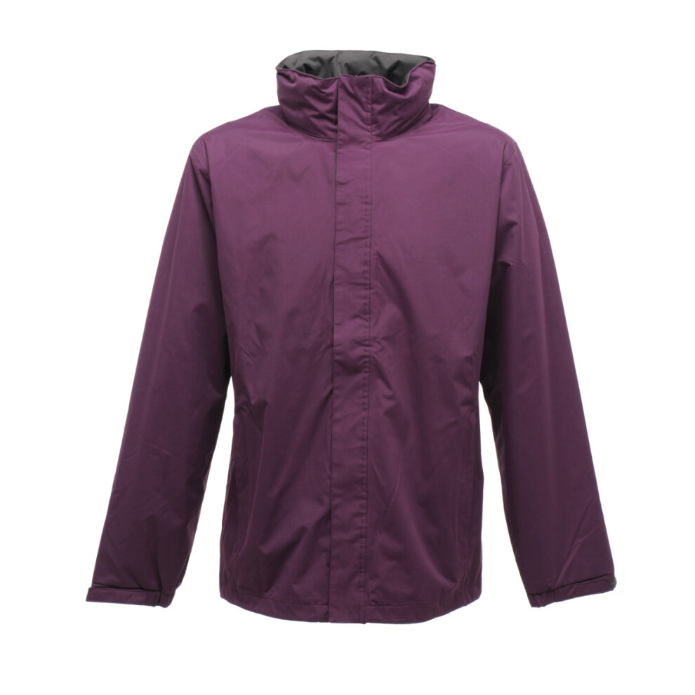 (3XL, Majestic Purple/Seal Grey) Regatta Mens Standout Ardmore Jacket (Waterproof & Windproof)