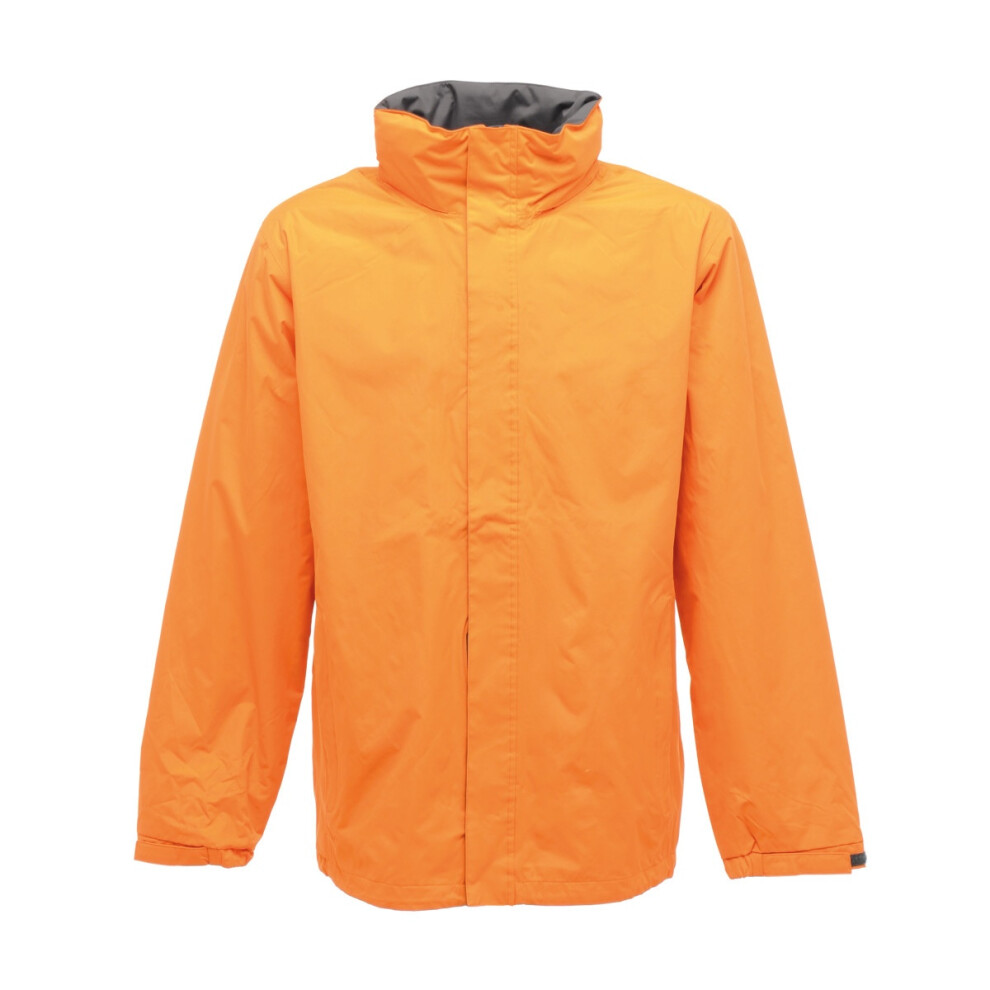 (2XL, Sun Orange/Seal Grey) Regatta Mens Standout Ardmore Jacket (Waterproof & Windproof)