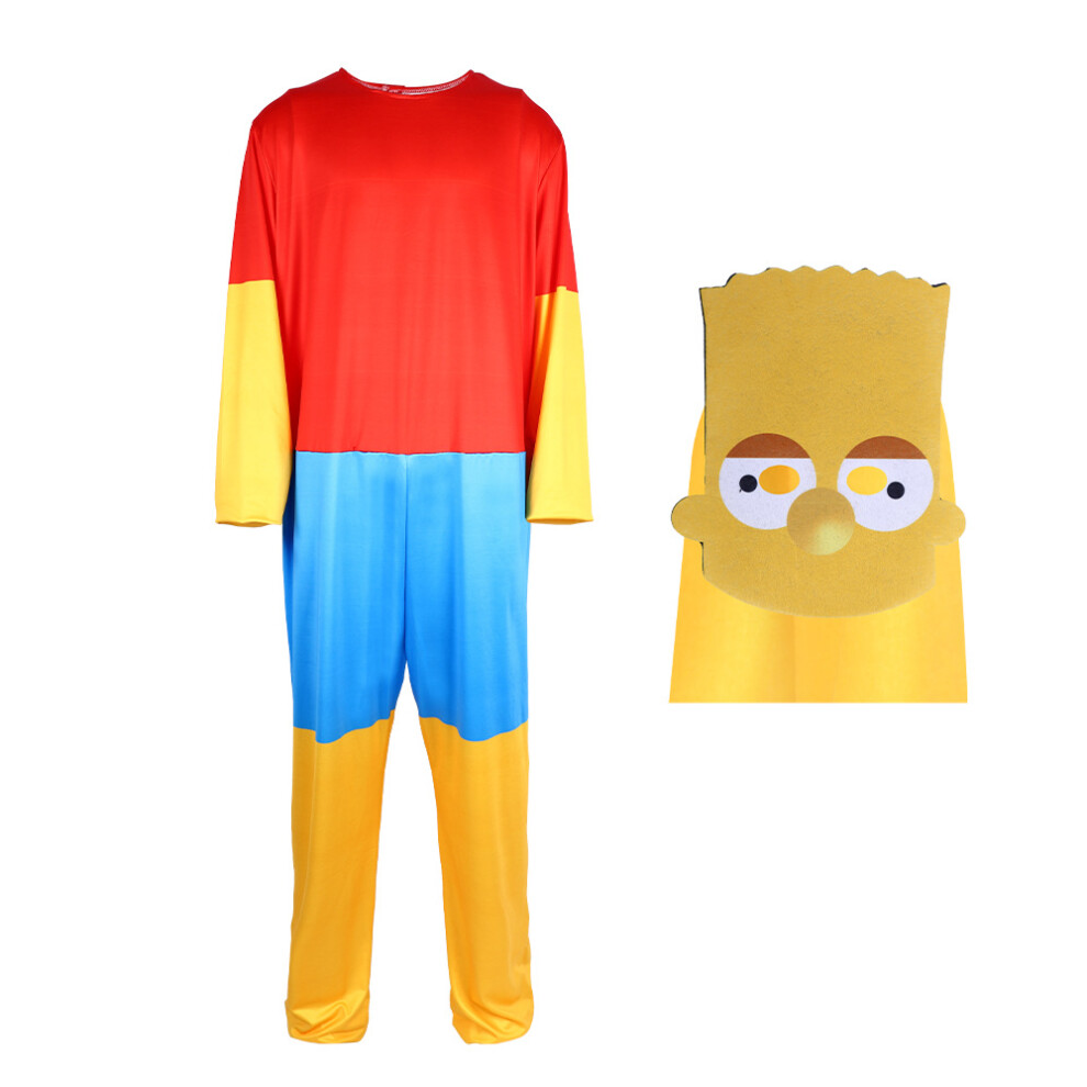 (Bart, Kids 160cm) The Animated Simpsons Roleplaying Set Stage Performance Family Roleplaying