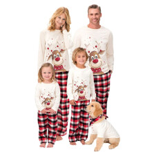 ( Mom-M) Family Matching Christmas Pyjamas Adult Kids Xmas Nightwear Pajamas Pjs Set