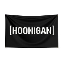 (A, 60 x 90cm) Jinzhaolai 3x5 Hoonigan Flag Polyester Printed Car Parts Banner For Decor