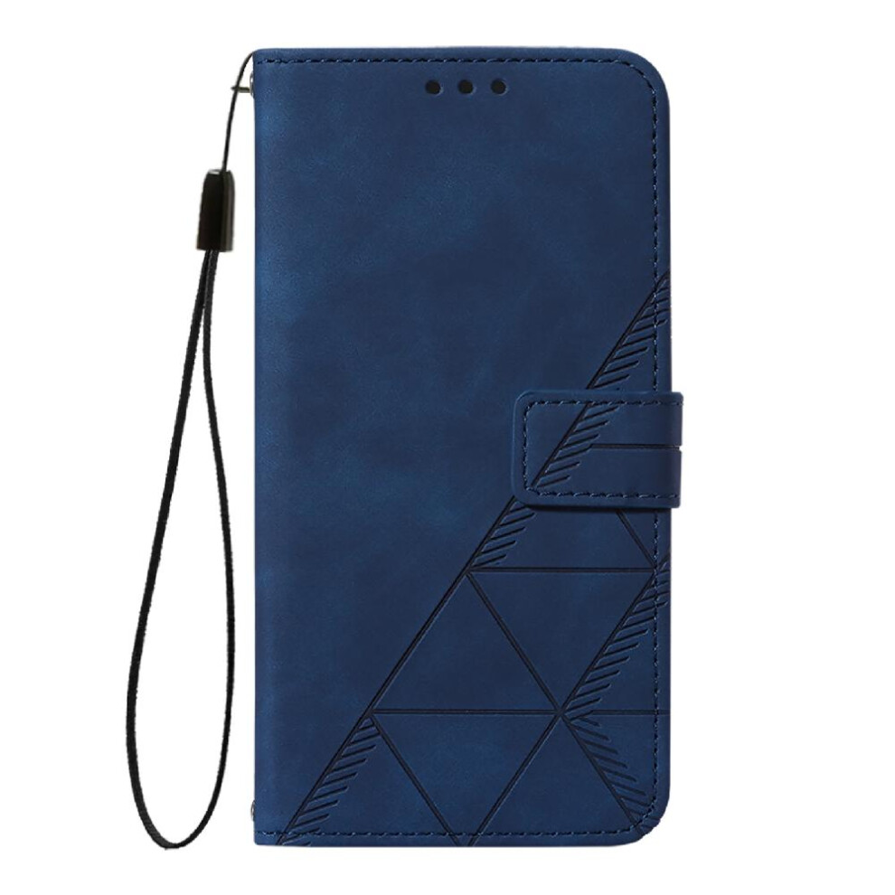 (Blue) Case For Oneplus 8t Wallet Cover Credit Card Holder Pu Leather Flip Folio Book Protective