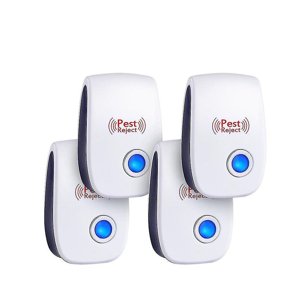 4pcs Ultrasonic Pest Repeller Insect Repellent For Rodents, Mice, Mosquitoes, Rats, Spiders, Ants-image-OPC-PDTKKSG-NEW