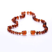 Mini Baltic Amber Teething Necklace For Babies - Natural Teething Relief