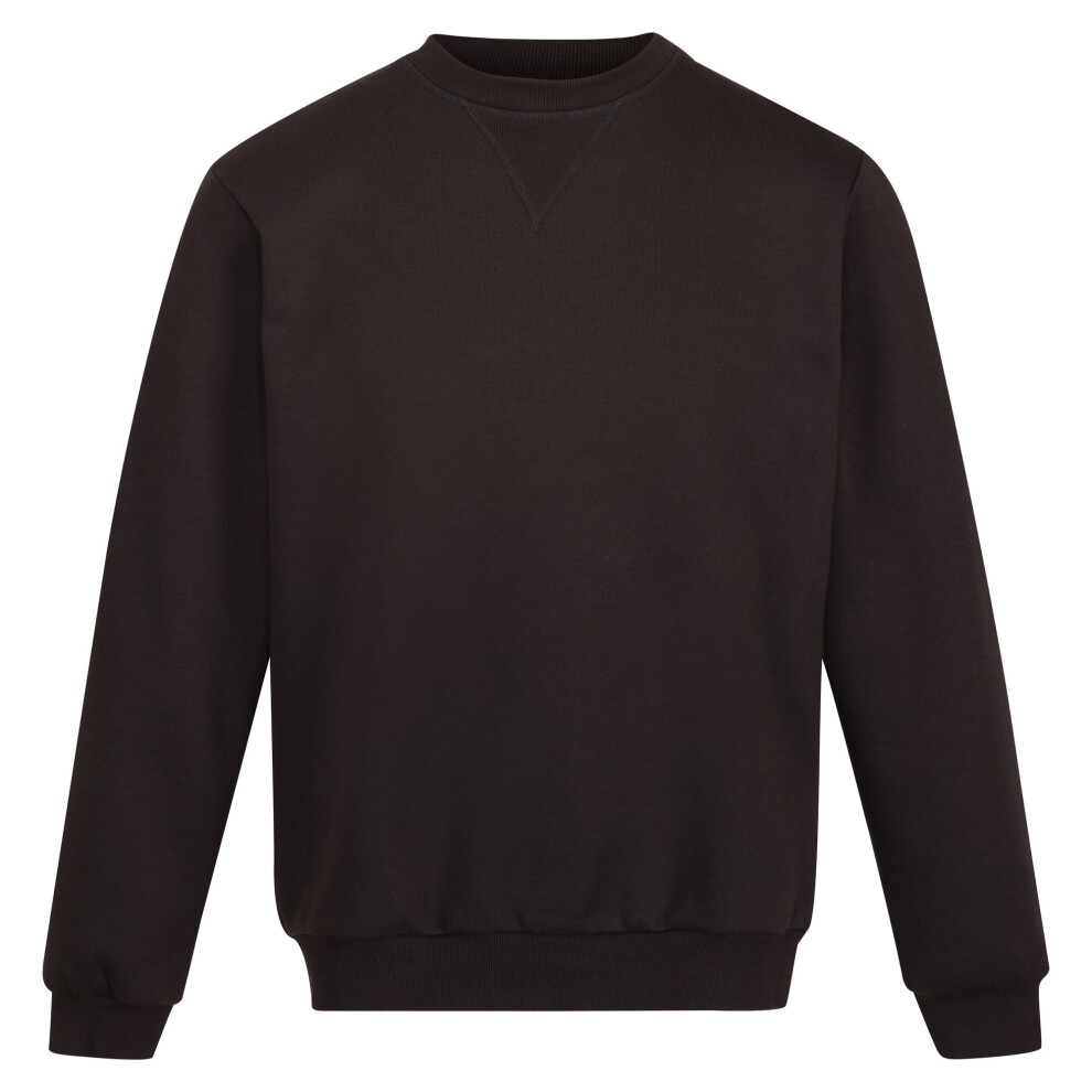 (4XL, Black) Regatta Mens Pro Crew Neck Sweatshirt