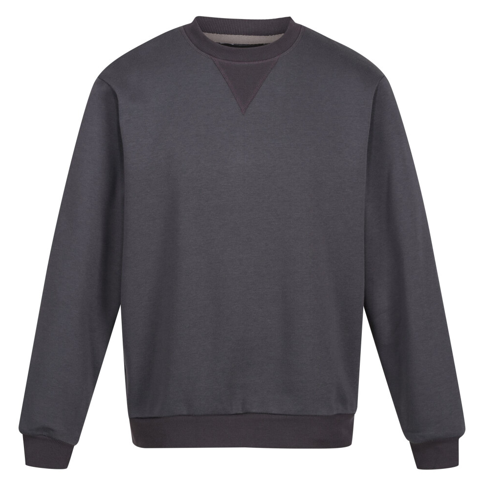 (L, Seal Grey) Regatta Mens Pro Crew Neck Sweatshirt