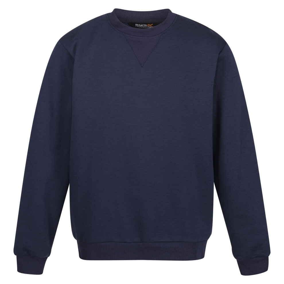 (L, Navy) Regatta Mens Pro Crew Neck Sweatshirt