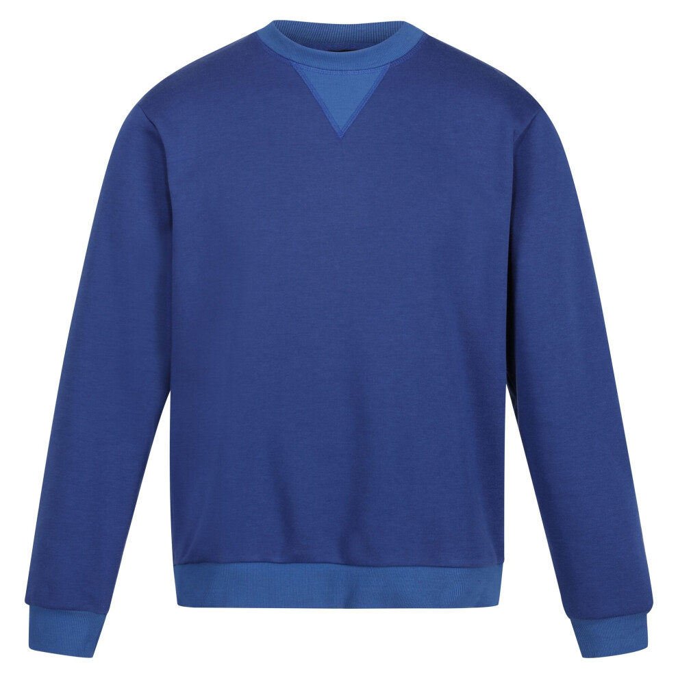 (S, New Royal) Regatta Mens Pro Crew Neck Sweatshirt