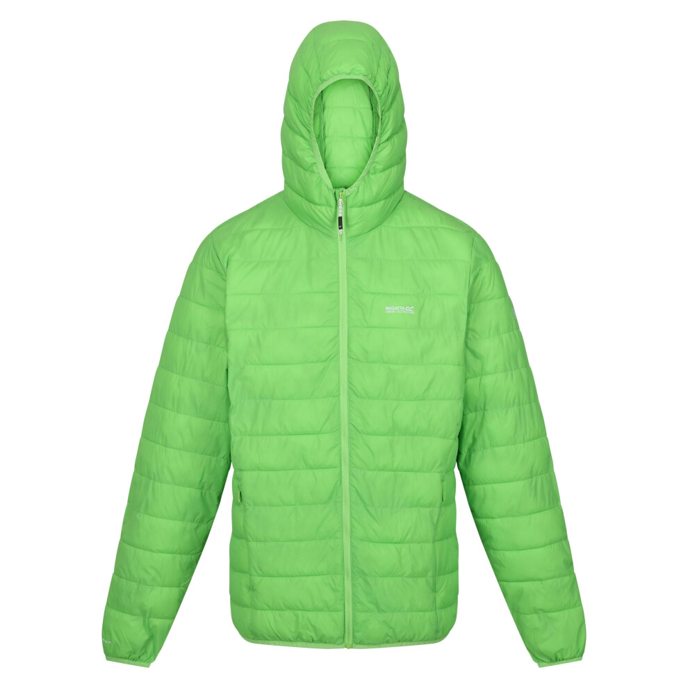 (M, Jasmine Green) Regatta Mens Hillpack Hooded Lightweight Jacket