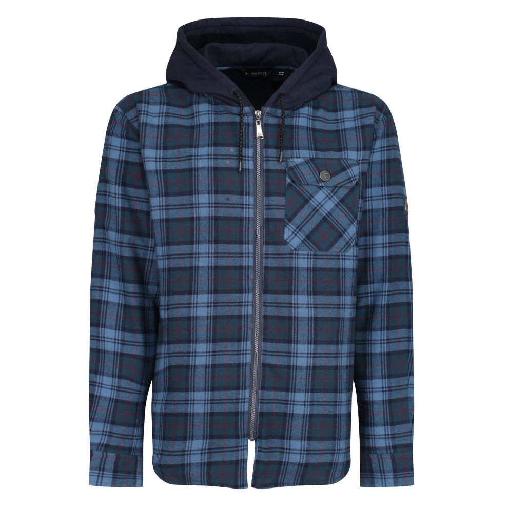 (L, Navy) Regatta Mens Tactical Siege Checked Jacket