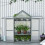 Outsunny Outsunny 80x47x138cm Wood Cold Frame Greenhouse for Plants PC Board Grey 3