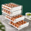Living And Home Double-layer Transparent Egg Storage Drawer Box 1