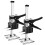 Hand Lifting Tool Jack Pack of 2, Heavy Duty Floor Jack Multi-Function Height Adjustment Lifting Device Hand Jack Lift 1