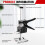 Hand Lifting Tool Jack Pack of 2, Heavy Duty Floor Jack Multi-Function Height Adjustment Lifting Device Hand Jack Lift 2