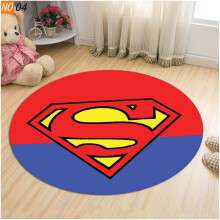 (#13, Diameter 80cm) Marvel The Avengers Spiderman Round Rug Bedroom Carpet Doormat Non-slip Mat