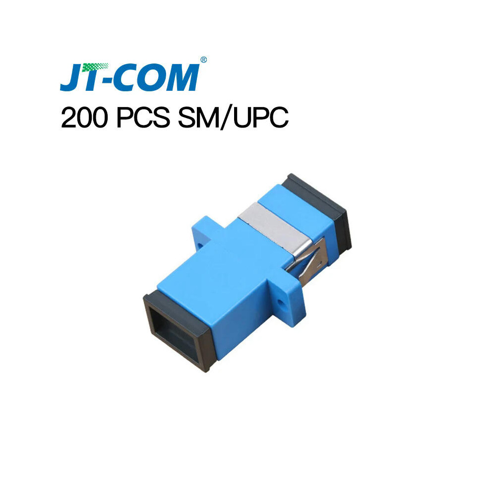 (200pcs SC UPC) 50-400Pcs SC Fiber Optic Connector Adapter SC / UPC SM Flange Singlemode Simplex SC-SC APC Coupler Wholesale to