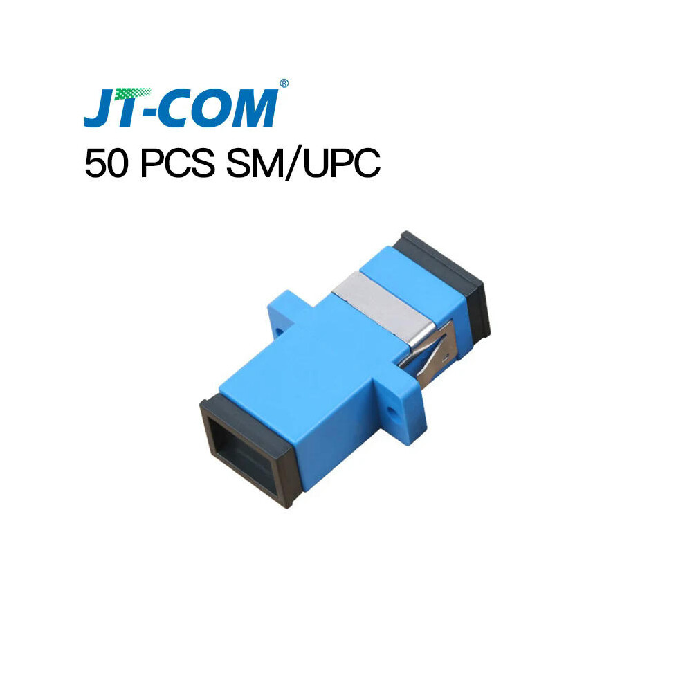 (50pcs SC UPC) 50-400Pcs SC Fiber Optic Connector Adapter SC / UPC SM Flange Singlemode Simplex SC-SC APC Coupler Wholesale to