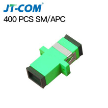(400pcs SC APC) 50-400Pcs SC Fiber Optic Connector Adapter SC / UPC SM Flange Singlemode Simplex SC-SC APC Coupler Wholesale to