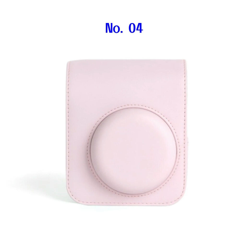 (No. 04) PU Leather Camera Bag For Fujifilm Instax Mini 12 Instant Camera Accessories Protective Camera Case With Adjust Shoulder Strap