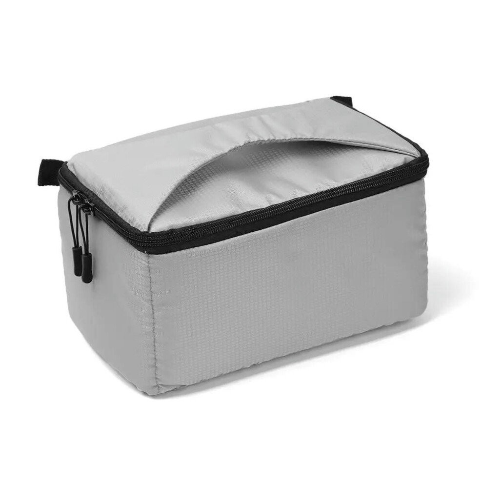 (Light Grey) 1PC Portable Waterproof DSLR SLR Camera Bag Padded Partition Insert Case Cover For Canon Sony-image-OPC-PDTKZS9-NEW