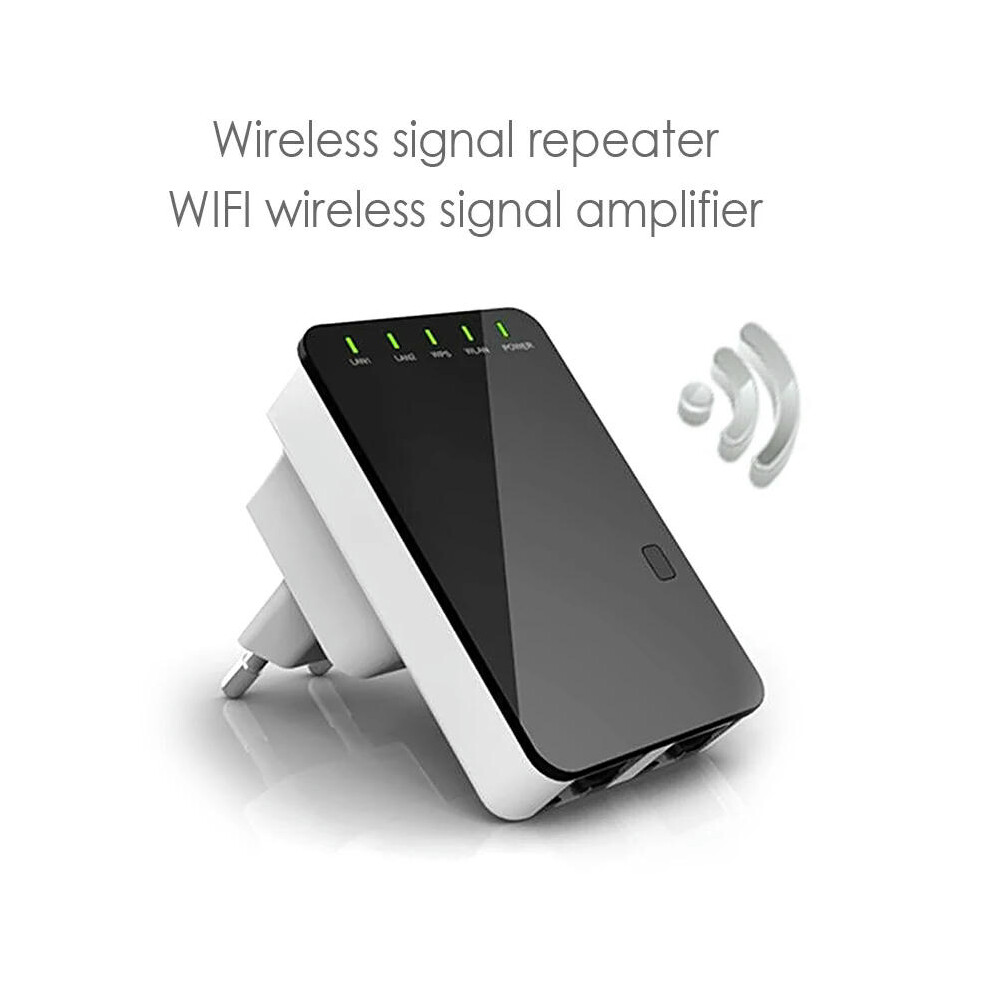 (EU Plug) VONETS WR02 Mini 300Mbps Wireless WiFi Network Router Repeater Booster Signal Range Extender Amplifier EU/US/UK Plug