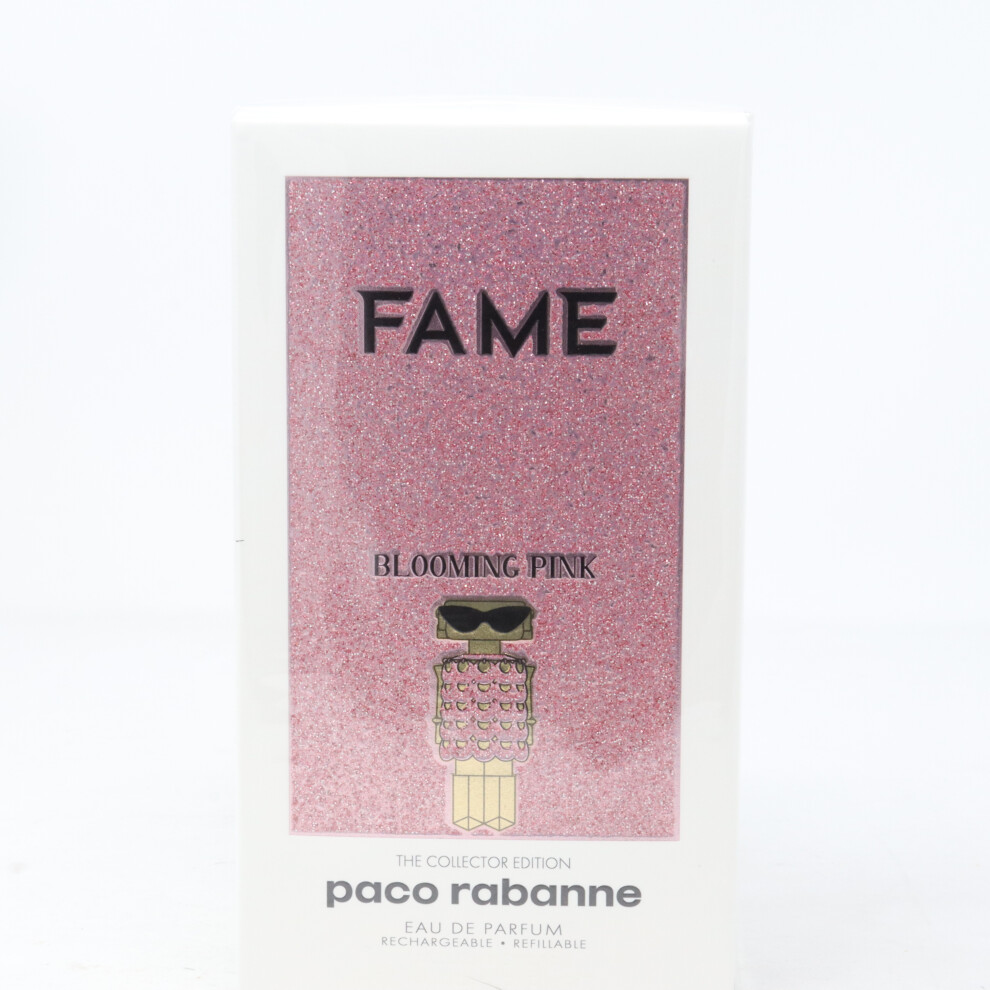 Fame Blooming Pink By Paco Rabanne Eau De Parfum 2.7oz/80ml Spray New With Box