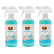 Jelly Belly Berry Blue Scented Disinfectant Trigger Spray Kill Bacteria 3x 500ml