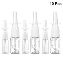 10pcs 10ml Nasal Spray Bottles Rhinitis Care Sprayer Direct Spray Container Portable Spray Bottles