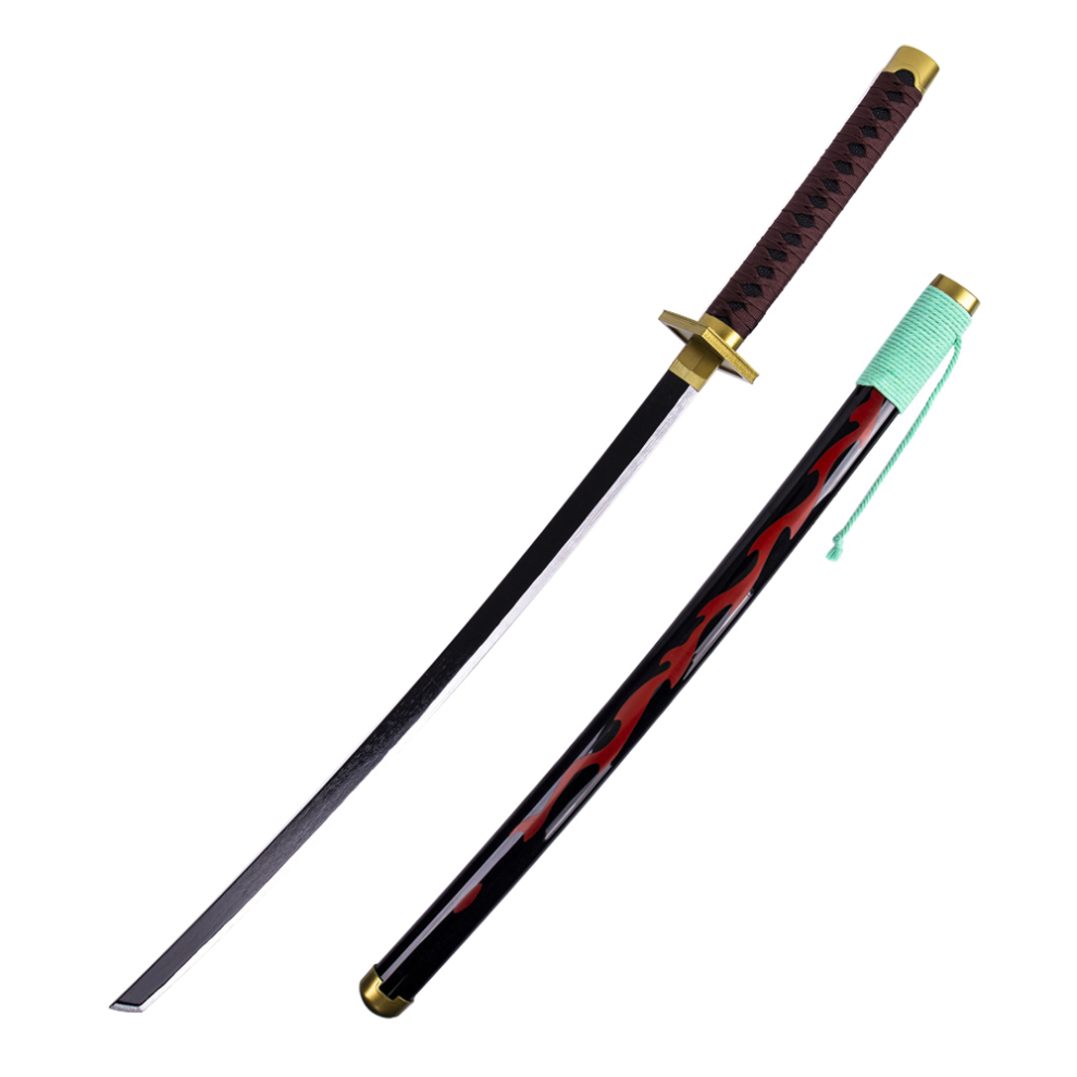 Next Level Racing One Piece Kinemon Kitsunebi-Ryu Wooden Sword Cosplay Prop Replica Not,Specified