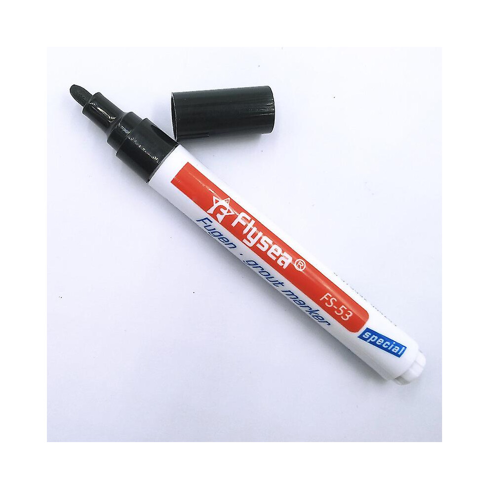 (Black) Tile Grout Coating Marker, Tile Grout Repairs Renews Fills Pen