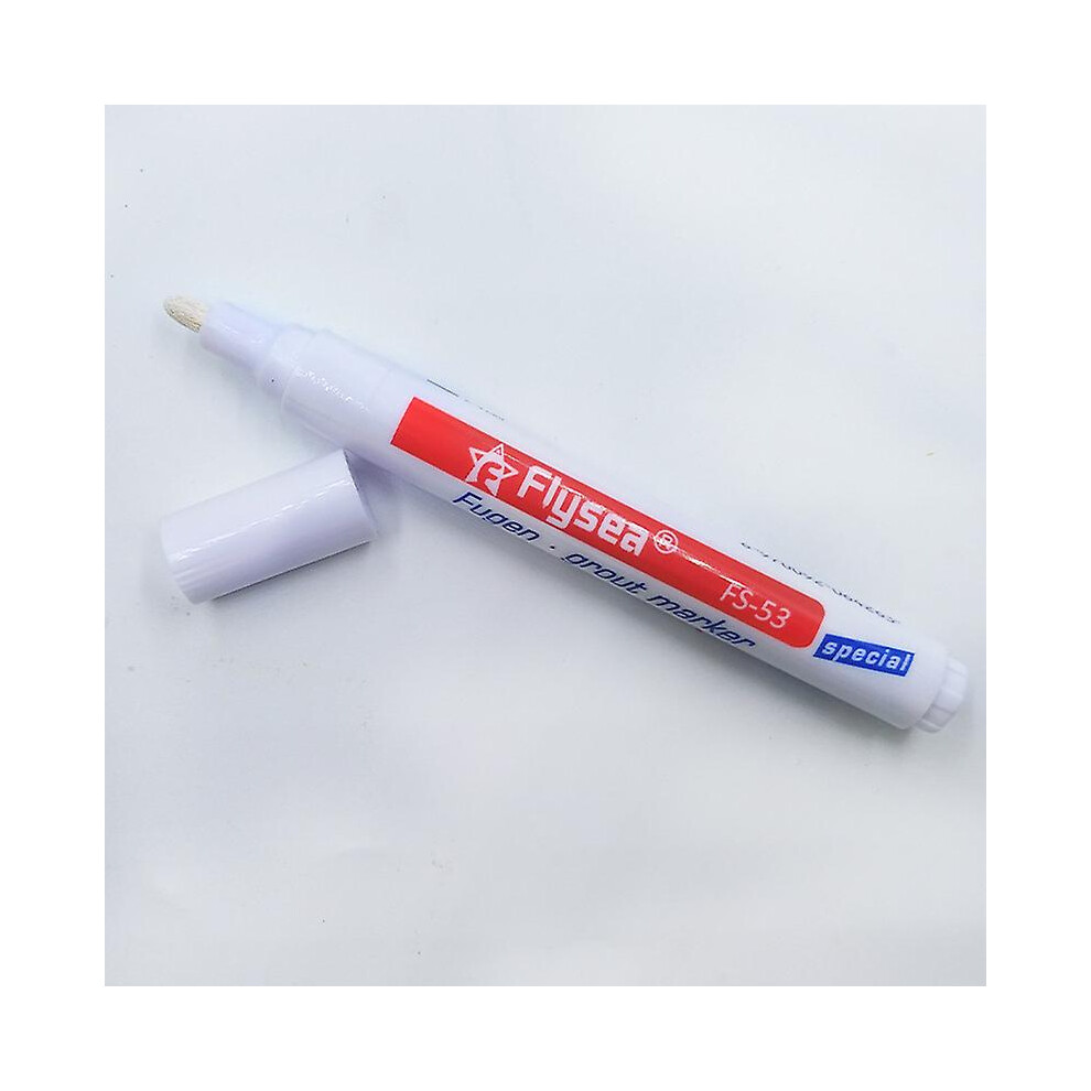 (White) Tile Grout Coating Marker, Tile Grout Repairs Renews Fills Pen 7669442994815