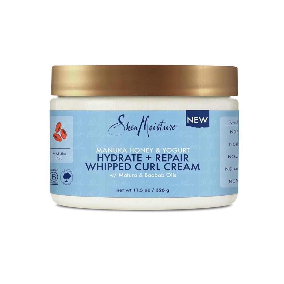 Shea Moisture Manuka & Yogurt Whipped Curl Cream 11.5 oz