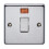 Crabtree 4012/3SC 1 Gang 32A DP Switch with Neon Satin Chrome White Insert 1