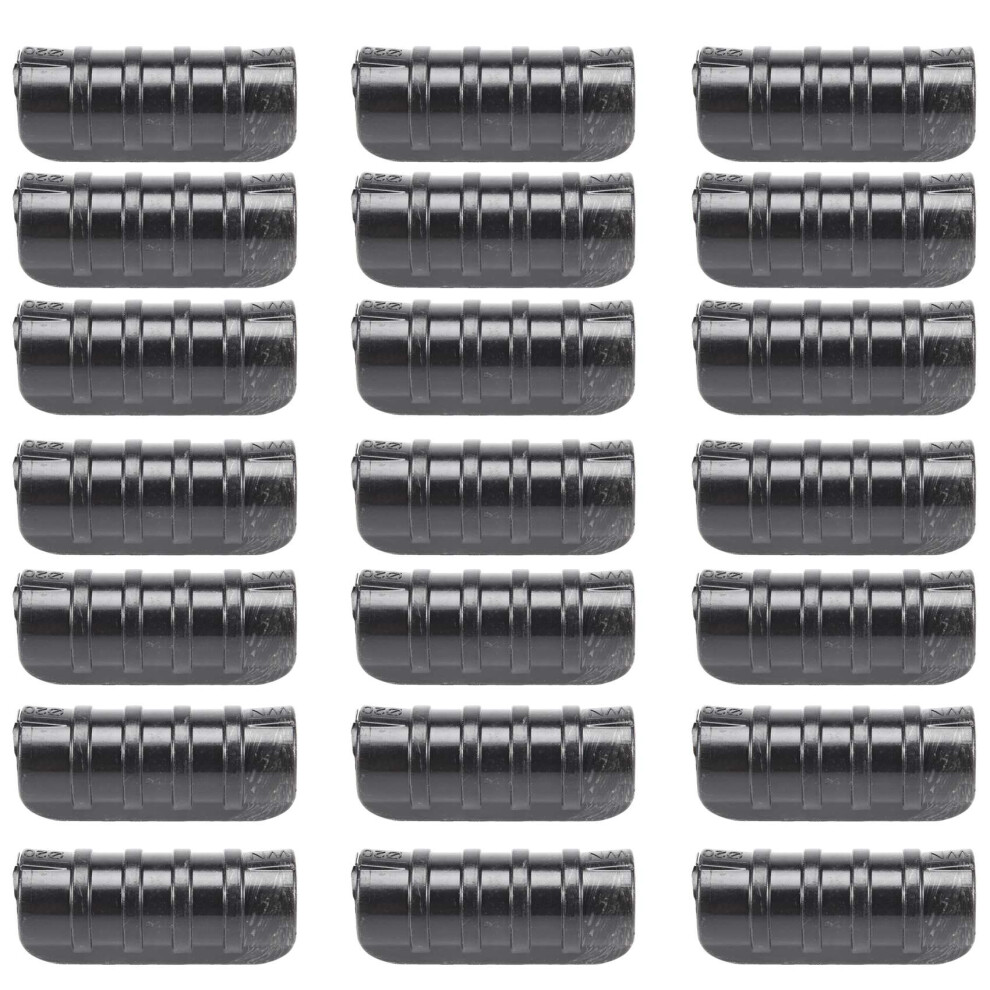 50Pcs Greenhouse Plastic Film Frame Pipe Tube And Clip 20Mm Black