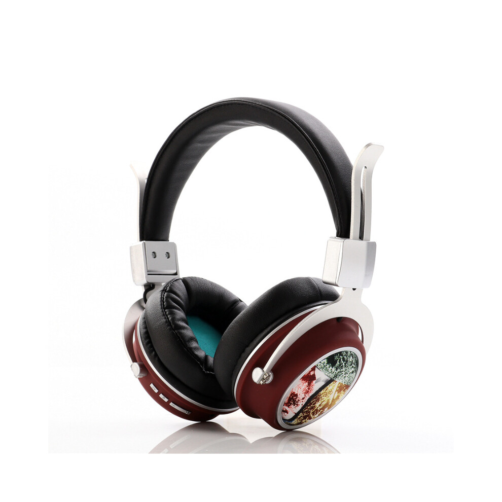 (Red) Wireless Bt Bass Headsets Red 699992275901