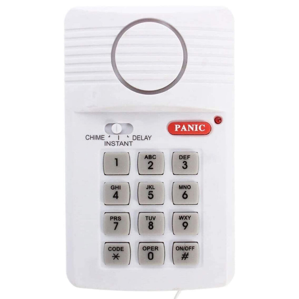 Loud Wireless Door Alarm Security Pin Panic Keypad For Home Office 4851529441326