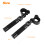 1Pair Motorcycle Highway Engine Guard Crash Bar Foot Pegs Black 5