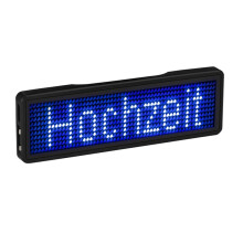 Bluetooth LED Name Badge Rechargeable Light Sign Display LED,Type 5