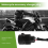 Motorcycle Dual USB Charger Plug Socket Adapter for MT09 17-21 4