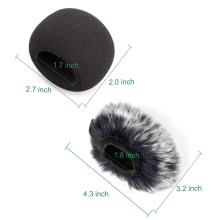 2Pcs Microphone Windscreen, for Zoom H1 H1N Mic