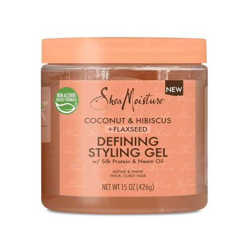 Shea Moisture SheaMoisture, Οριζόντιος Στυλιστικός Γελούντας, Κοκοnut & Ιβίσκος + Φλαξσέιντ, 15 oz (425 g)