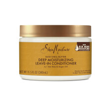 SheaMoisture, Surowy Shea Butter, Głęboka Mocno Zmoczonego Lekkiej Kondycjonera, Włosy Kręcone do Włosów Kuszanych, 11,5 fl oz (340 ml)