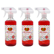 Jelly Belly Very Cherry Scented Disinfectant Trigger Spray Kill Bacteria 3x500ml