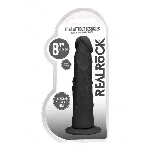 Real Techniques Real Rock - Dong Without Testicles 8 inches - Black 1