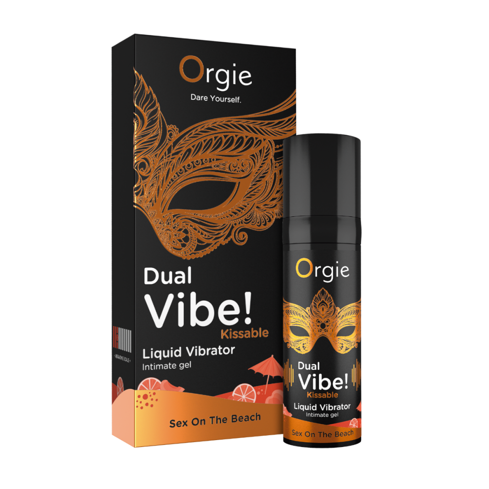 Orgie (All) Orgie Dual Vibe - Kissable Liquid Vibrator - Sex On The Beach