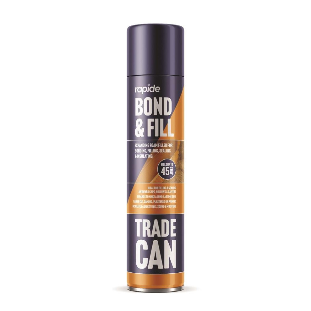 Rapide Bond & Fill Expanding Foam Filler 750Ml 5055319517065