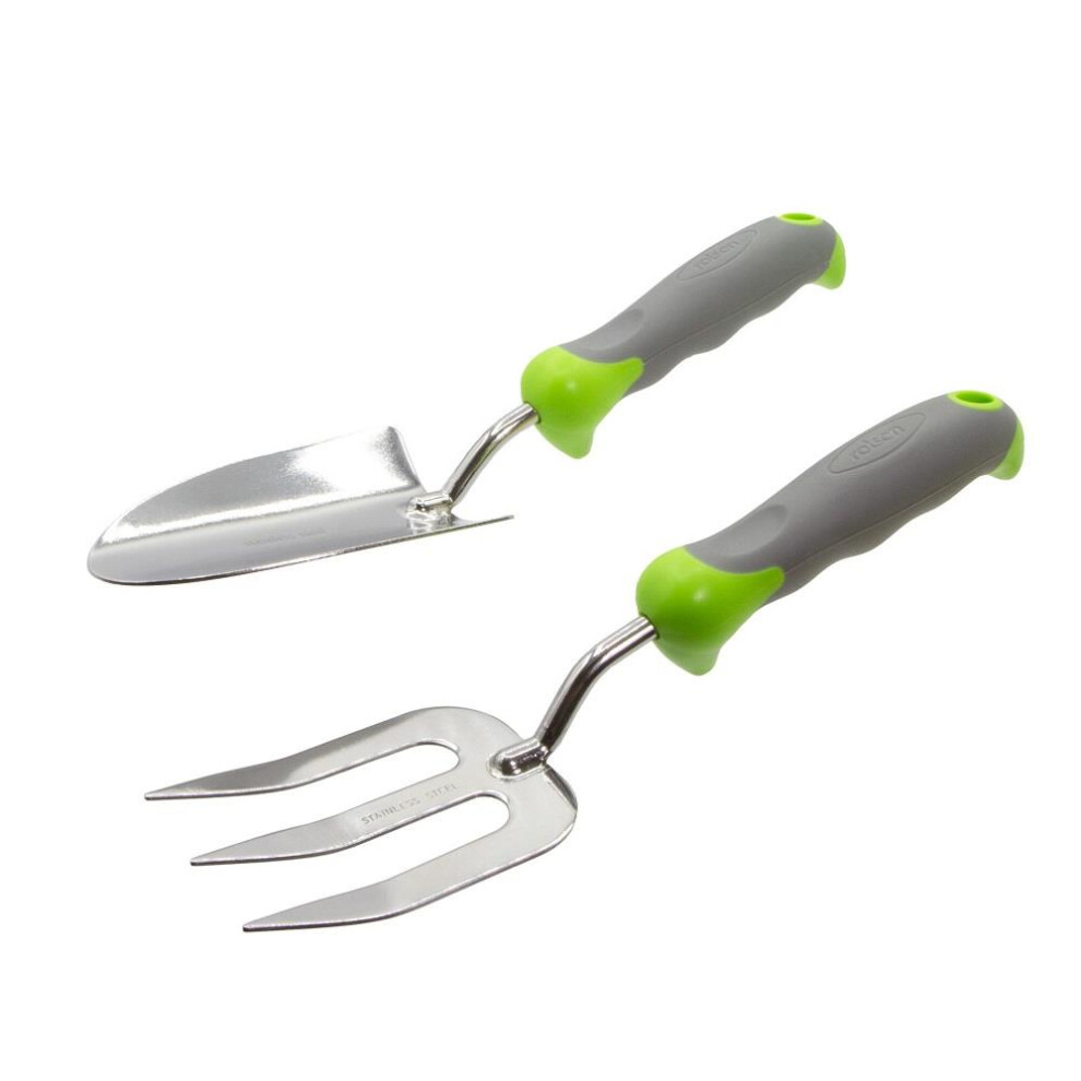 Hand Trowel and Fork Set Stainless Steel